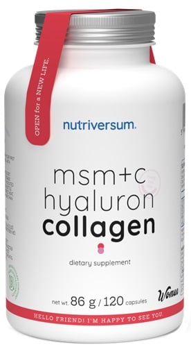 Nutriversum MSM+C Hyaluron Collagen kapszula