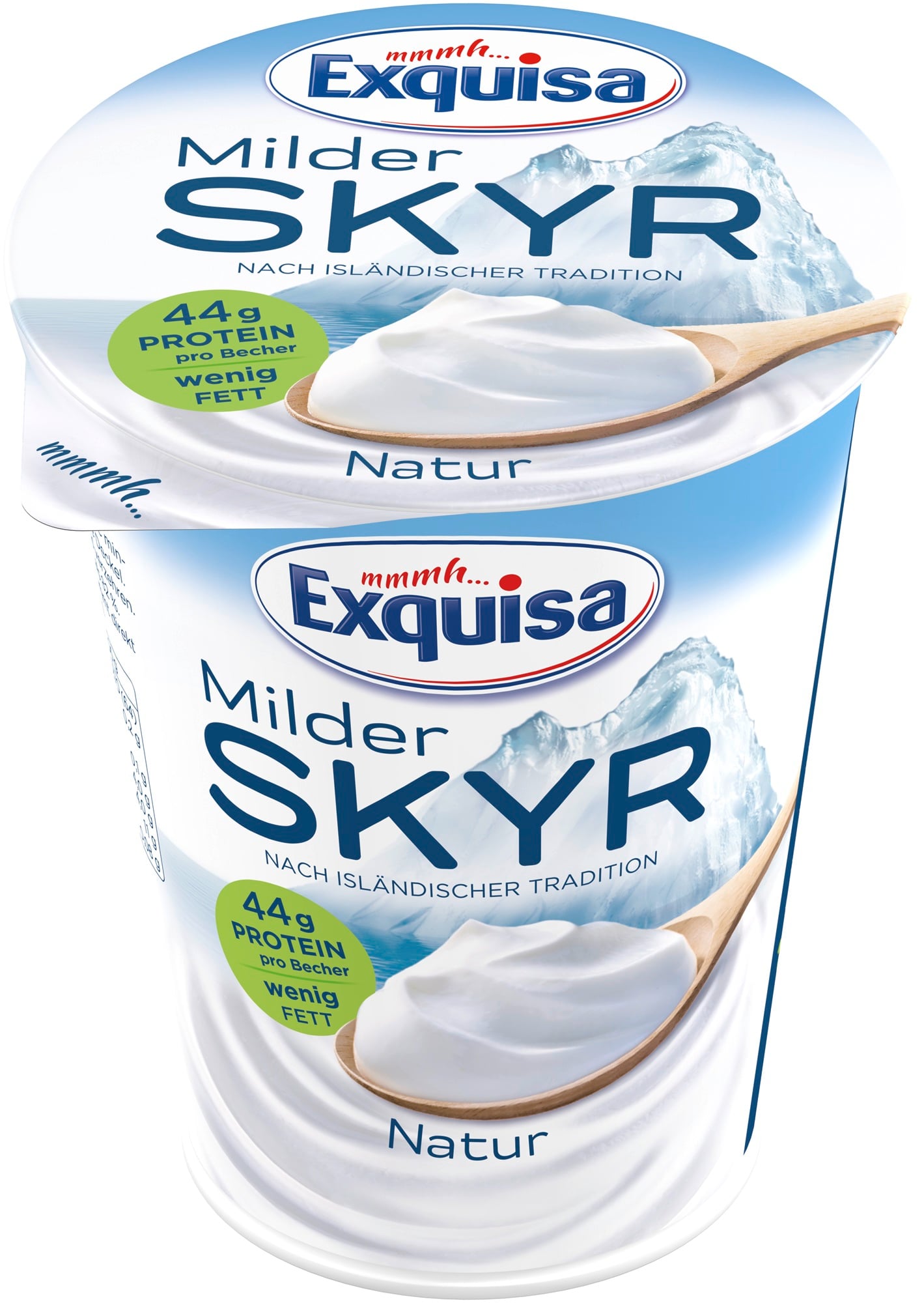 Exquisa Mild Skyr - sovány, friss krémsajt, fehérjében gazdag