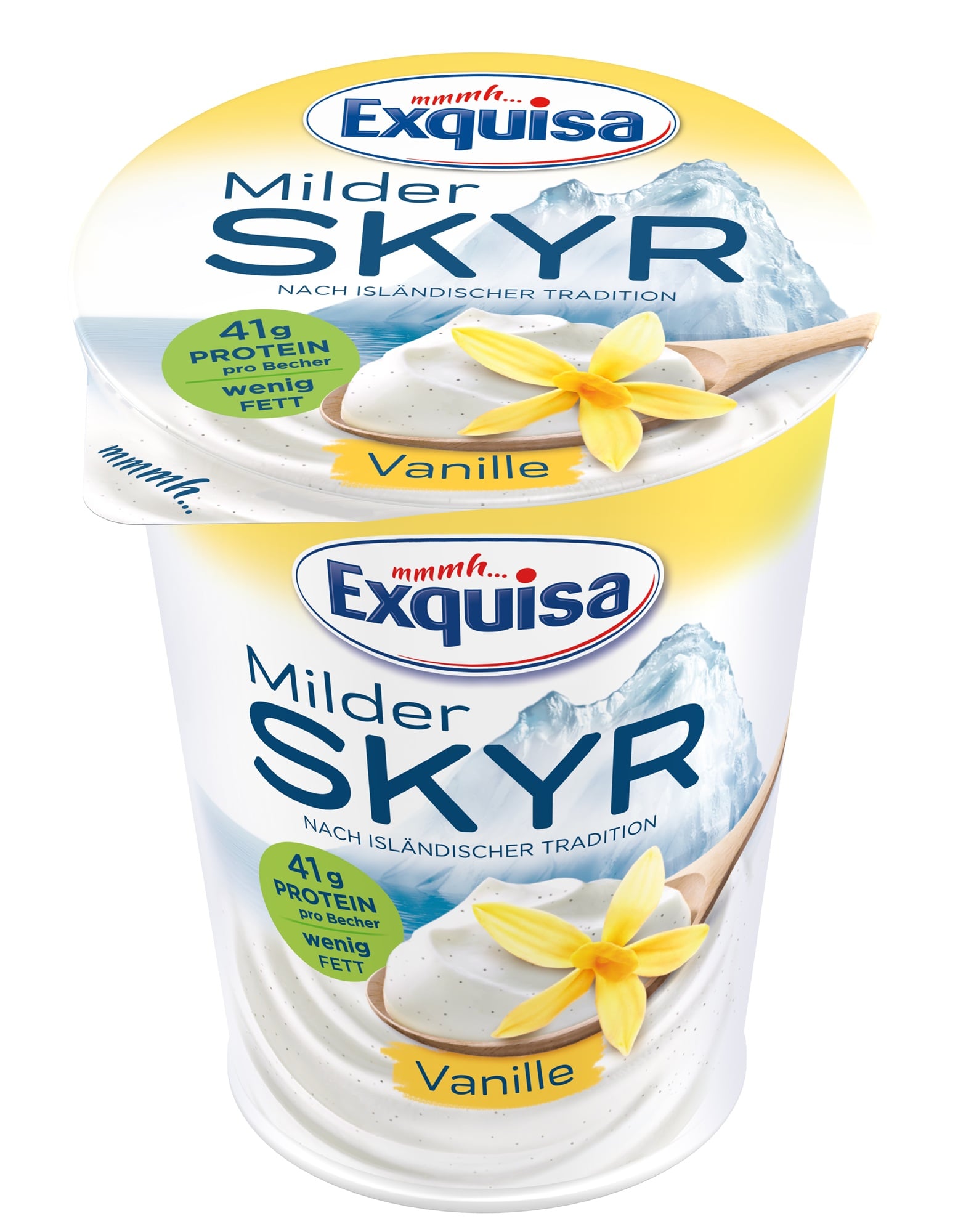 Exquisa Vaníliás Mild Skyr - vaníliás sovány, friss krémsajt, fehérjében gazdag