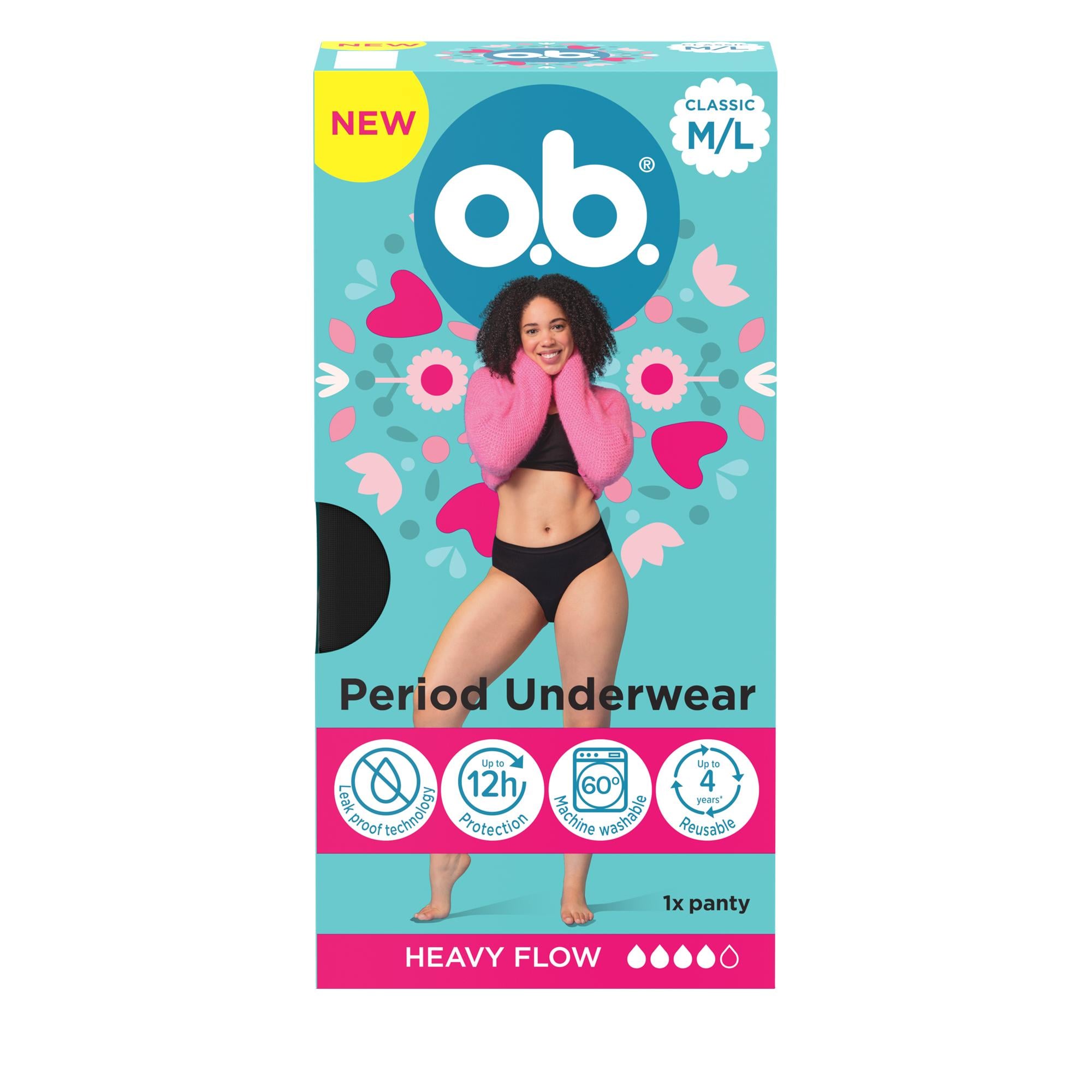 o.b.® Menstruációs bugyi M/L