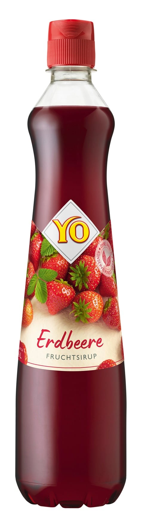YO Classic Szamóca ízű szörp 20%