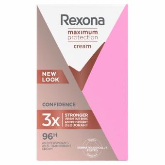 Rexona Maximum Protection Confidence női krémdezodor, 45 ml