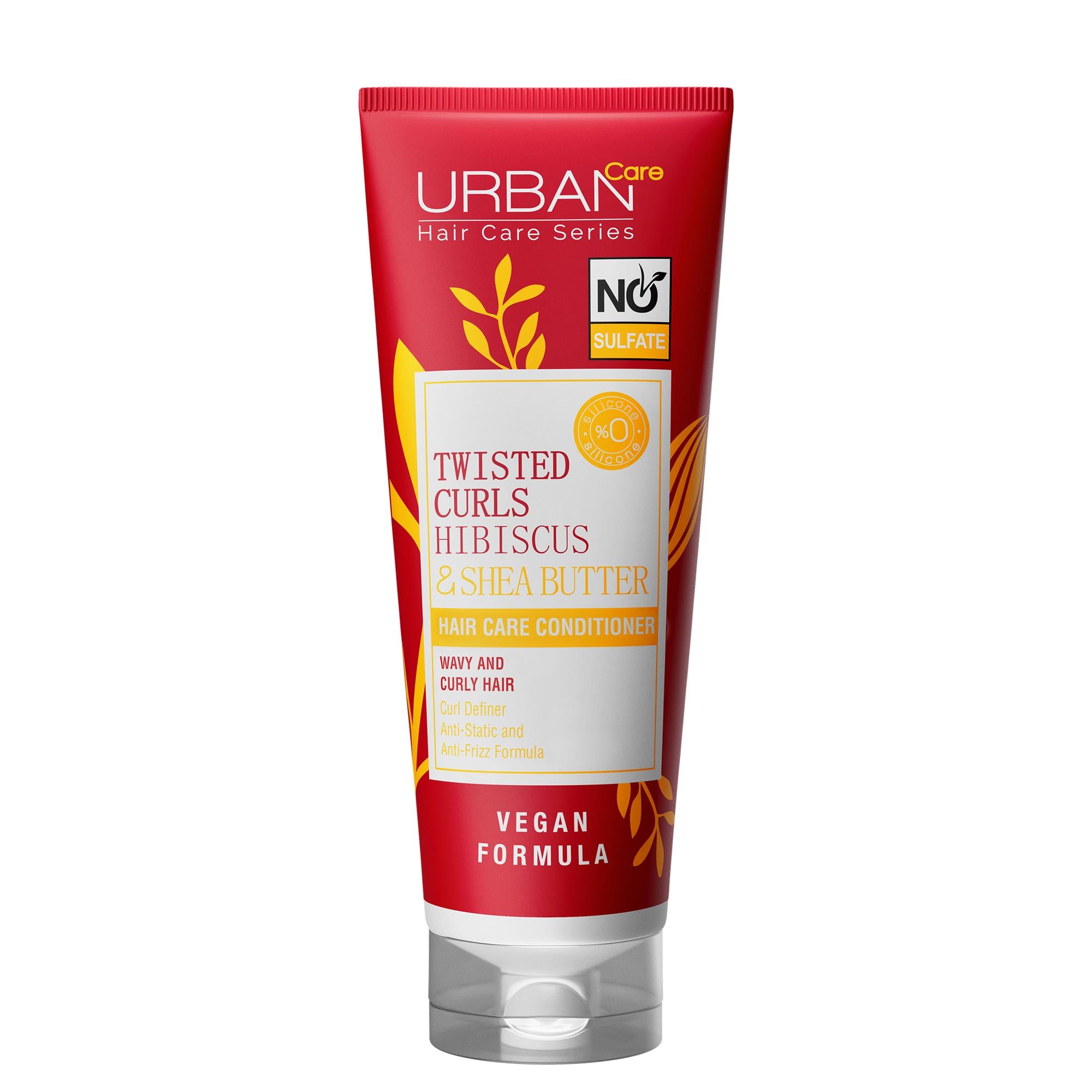 Urban Care Göndörséget fokozó hajbalzsam hibiszkusszal és sheavajjal hullámos és göndör hajra