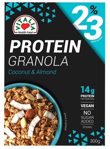 VITALIA Granola Protein kókuszos mandulás