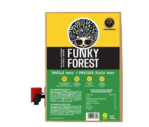 Funky Forest® 100%-os préslé, alma-gyömbér