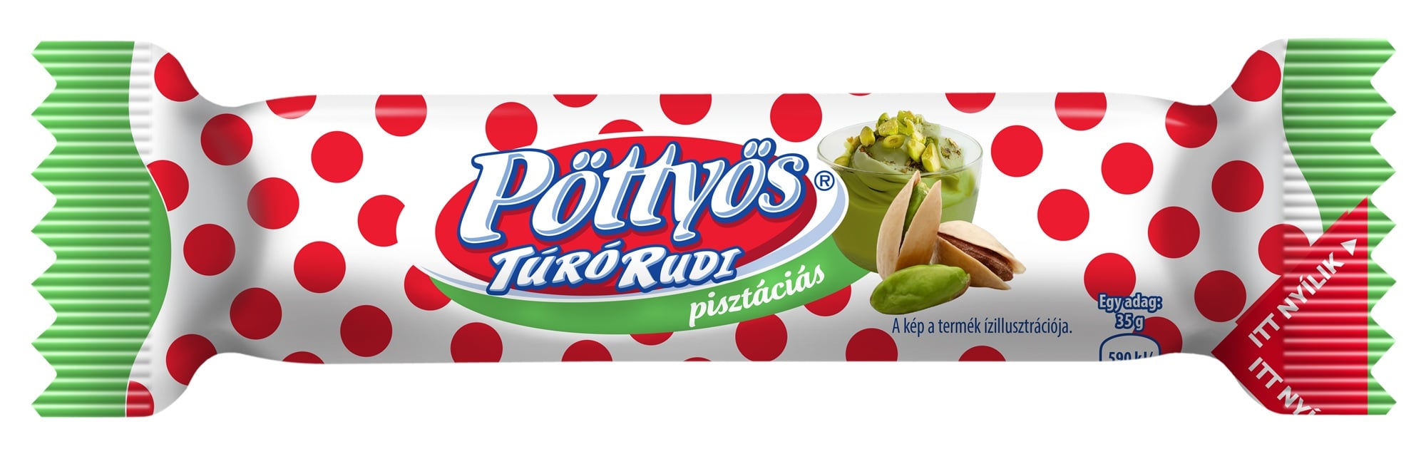Pöttyös Túró Rudi Pisztáciás