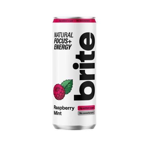 Brite Natural Energy Drink Málna menta, Energia szénsavas ital, Málna és menta