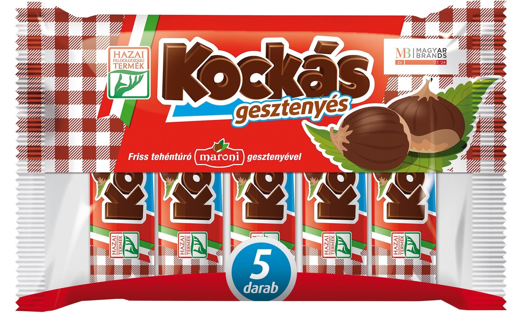 Kockás Gesztenyés túródesszert (5x50g)