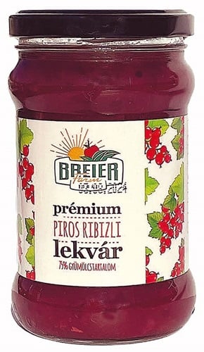 Breier Farm Prémium pirosribizli lekvár