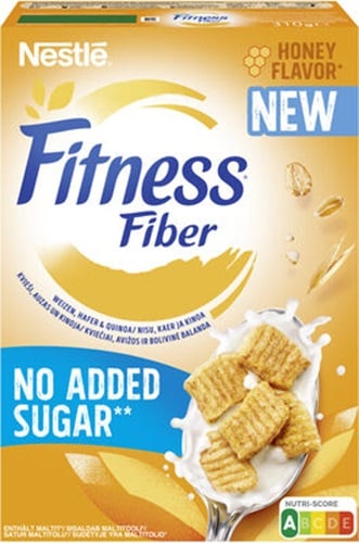 Nestlé Fitness Fiber Gabonapehely méz ízű hozzáadott cukor nélkül