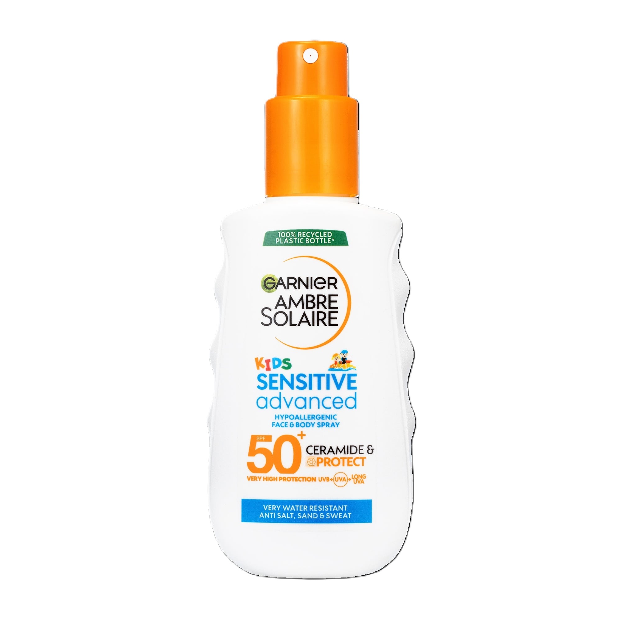 Garnier Ambre Solaire napvédő spray nagyon magas védelemmel SPF50+ gyerekek érzékeny bőrére