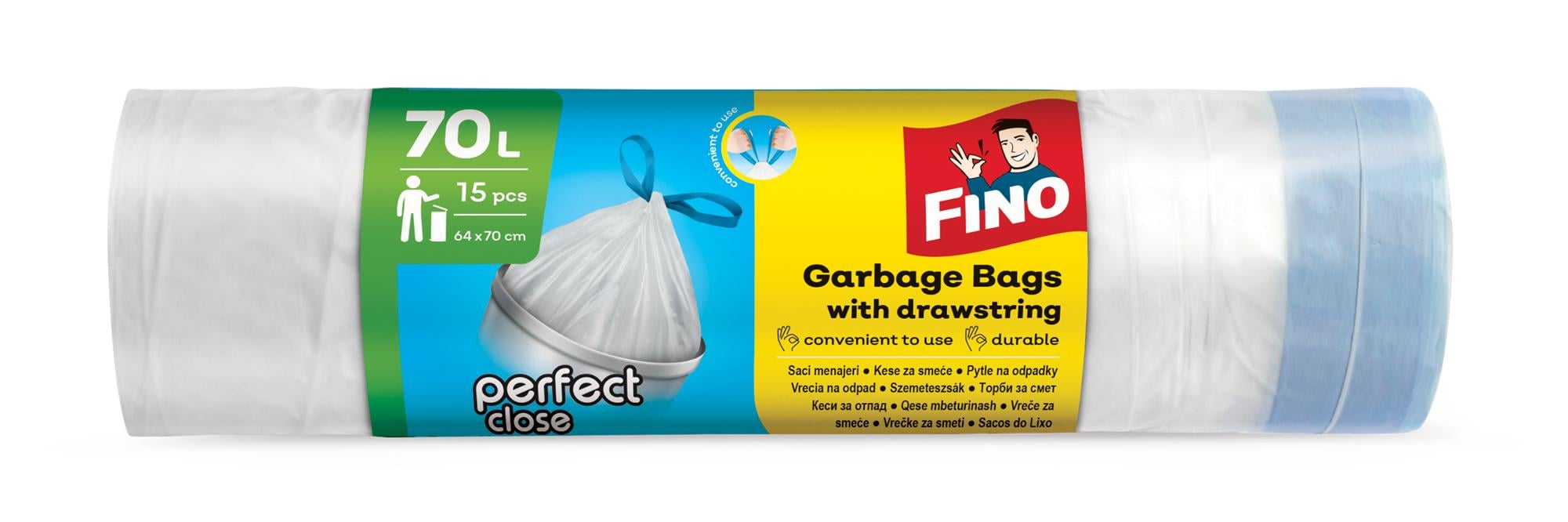 Fino Perfect Close Szemeteszsák 70l