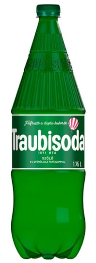 Traubisoda Szőlő szénsavas üdítőital cukorral és édesítőszerekkel