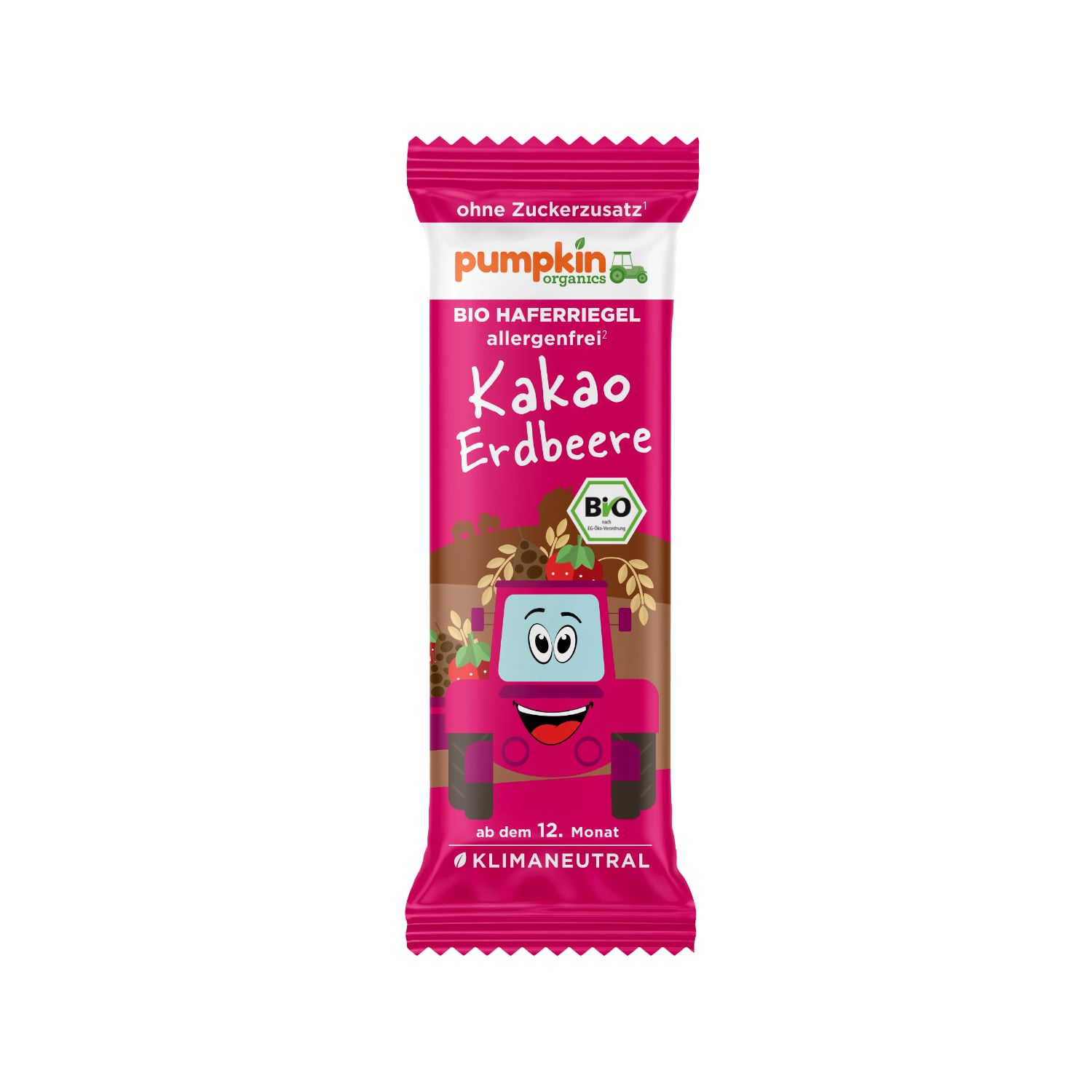 Pumpkin Organics Bio Epres kakaós zabszelet 12 hónapos kortól
