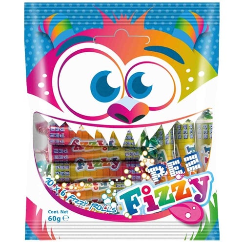 PEZ Fizzy cukorka tasakban