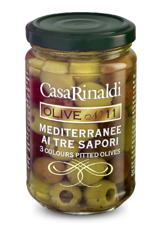 Casa Rinaldi  Mediterrán háromszínű olívabogyó 270g