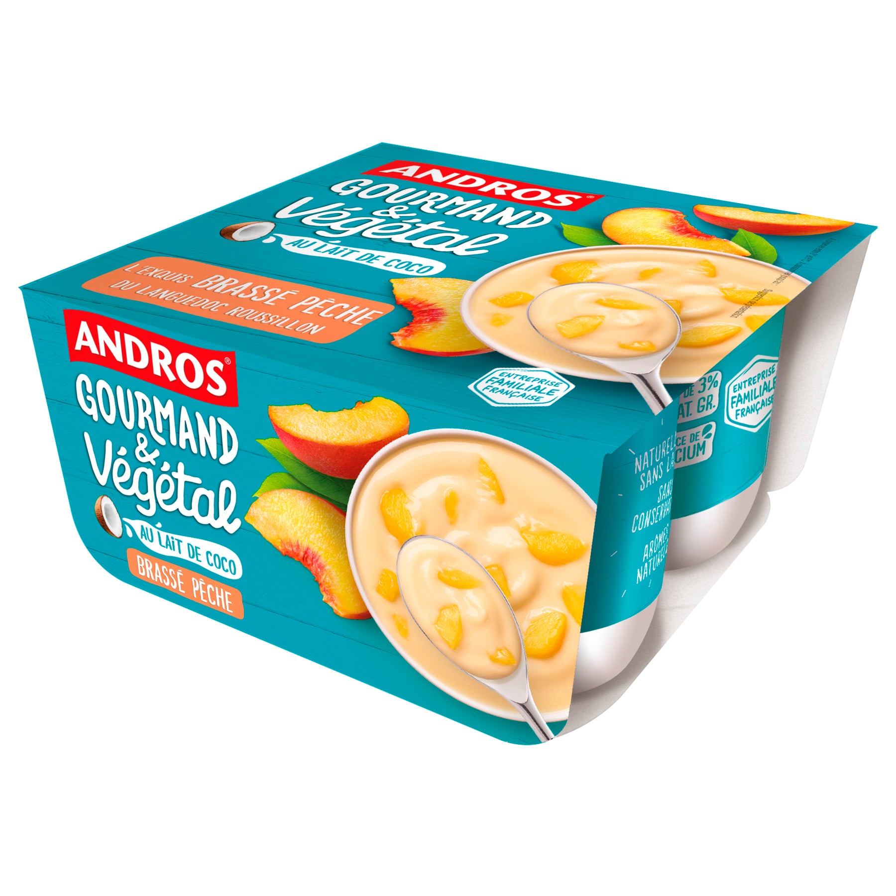 Andros Gourmandt & Végétal Barack vegángurt (4x100g)