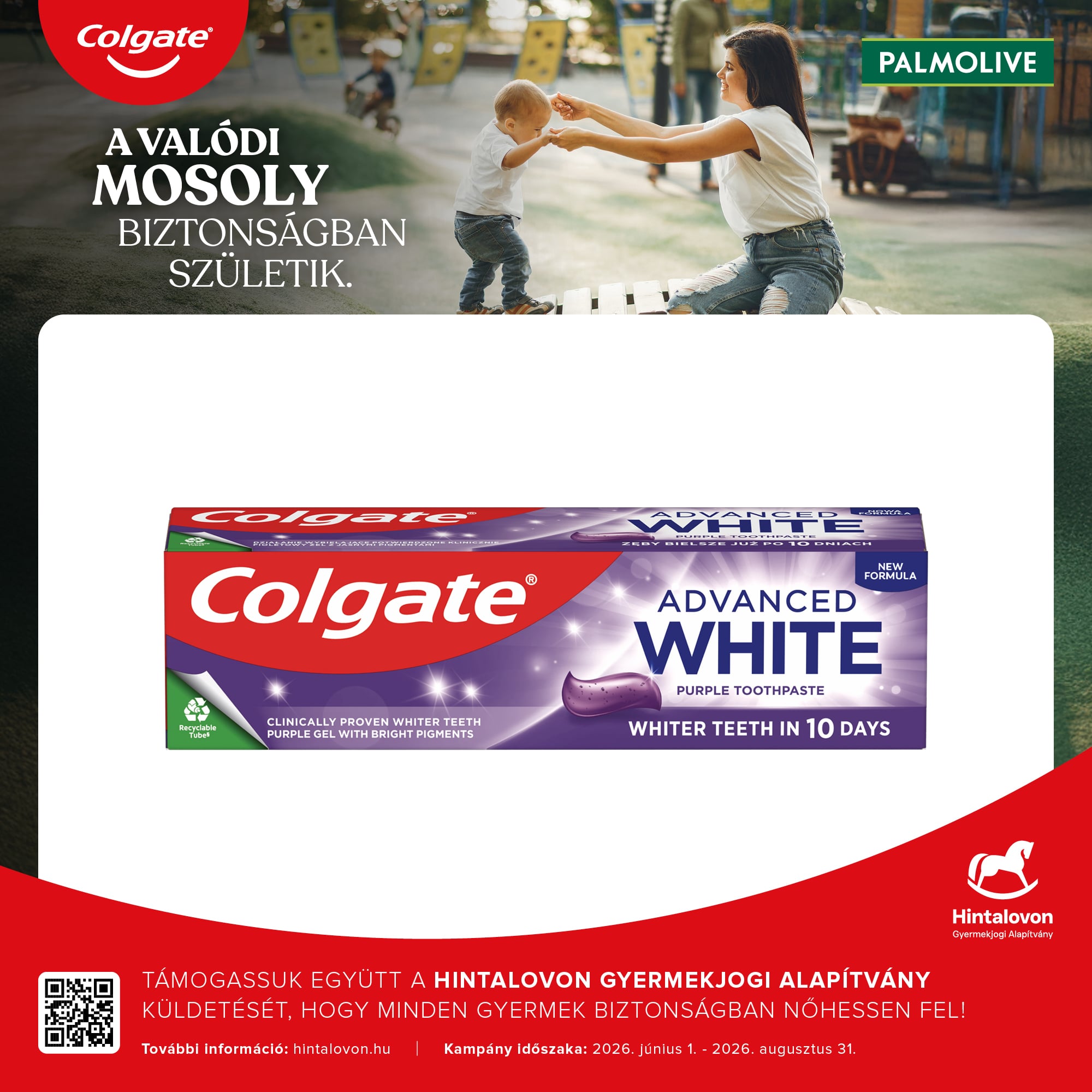 Colgate Advanced Whitening Purple fogkrém
