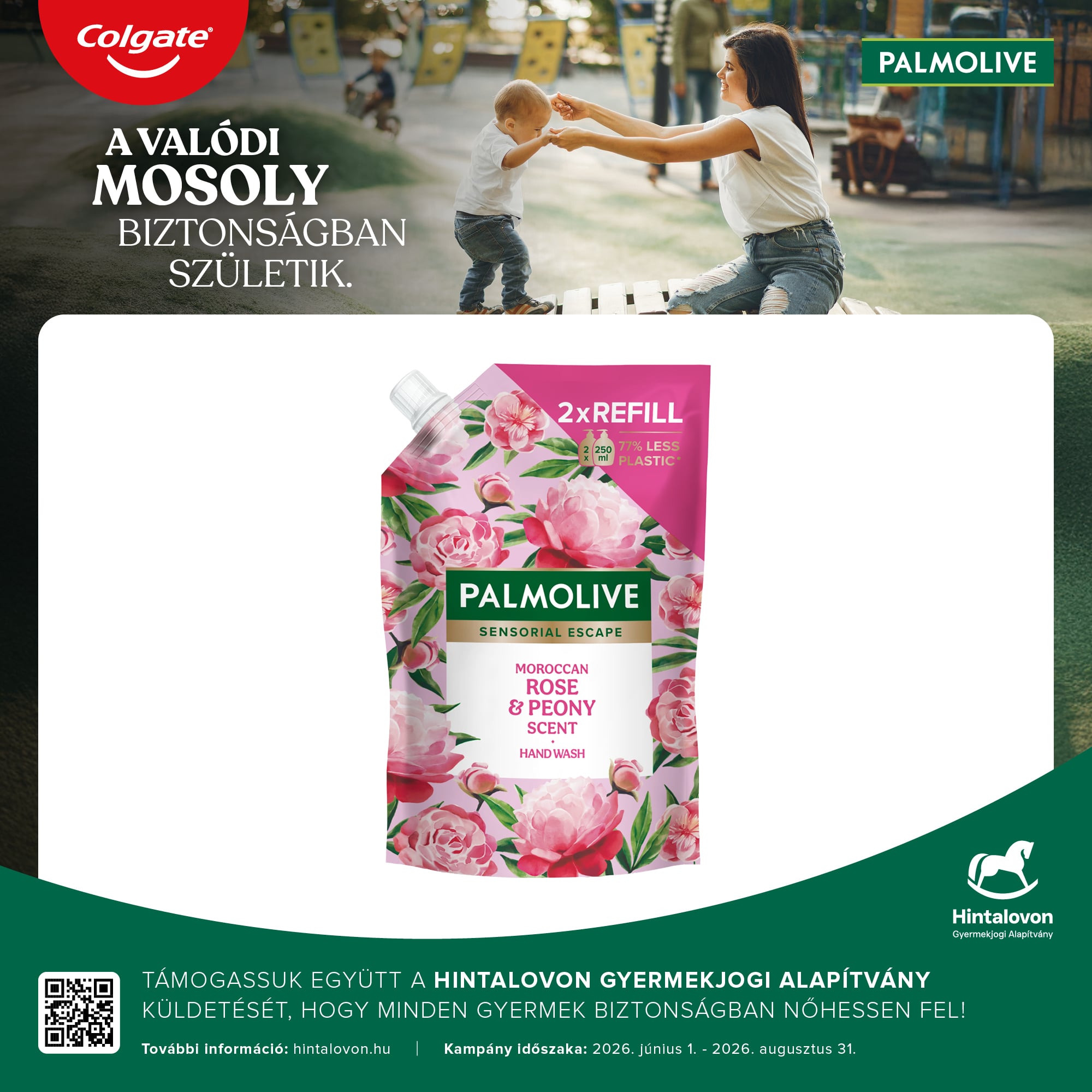 Palmolive Sensorial Escape Rózsa folyékony szappan utántöltő