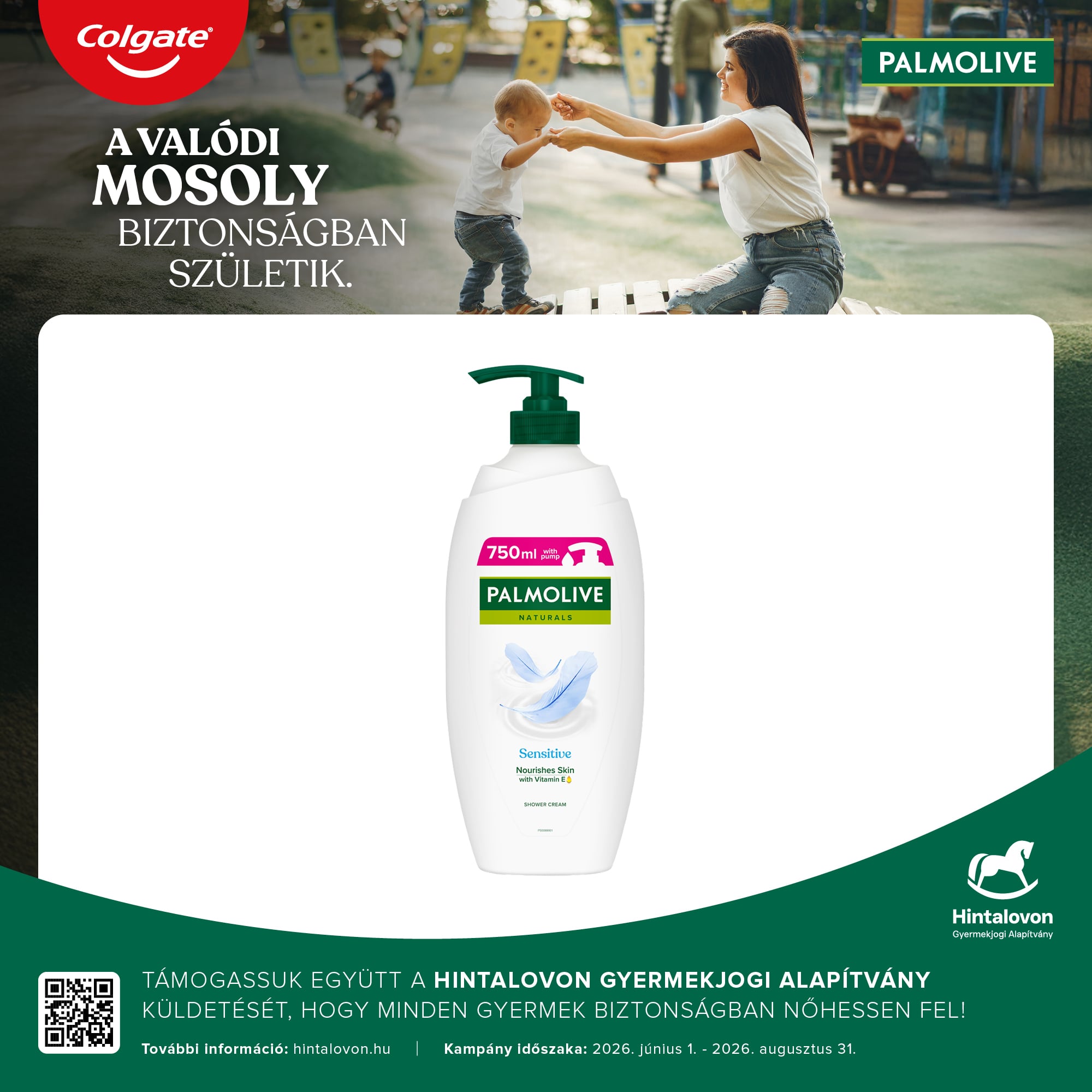 Palmolive Naturals Sensitive Milk Protein pumpás tusfürdő