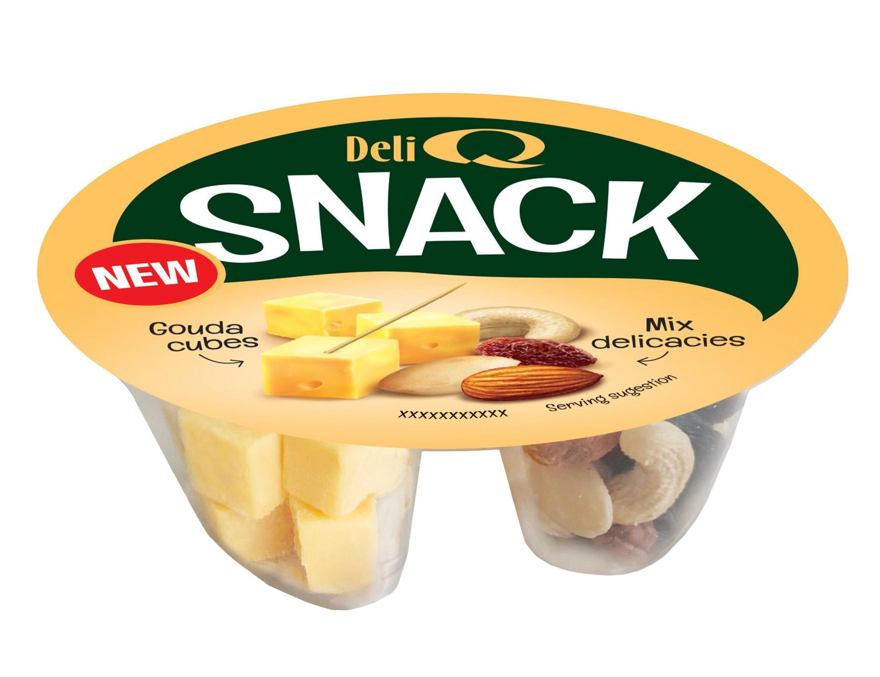 Deli Q Snack Gouda kockák magmixszel
