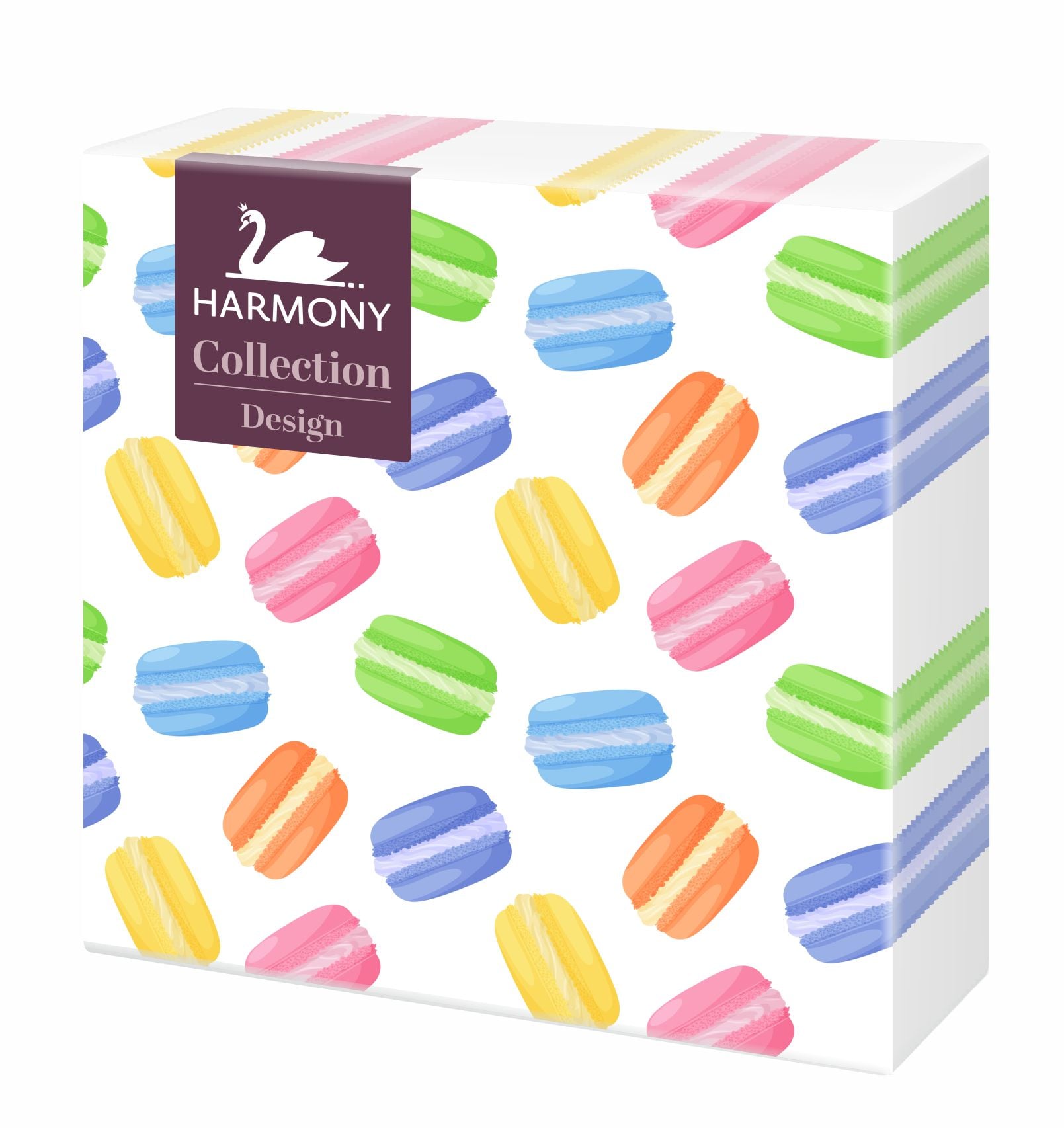 Harmony szalvéta macarononos 3 rétegű 20db 33x33 cm