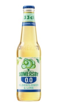 Somersby Elderflower-lime Cider 0,00 %
