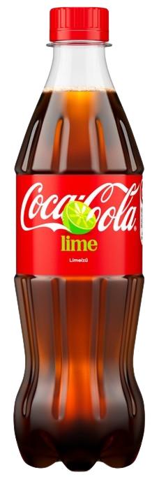 Coca-Cola Lime cola-és limeízű szénsavas üdítőital 500 ml