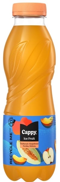 Cappy Ice Fruit szénsavmentes alma-őszibarack-sárgadinnye ital citromfű ízesítéssel