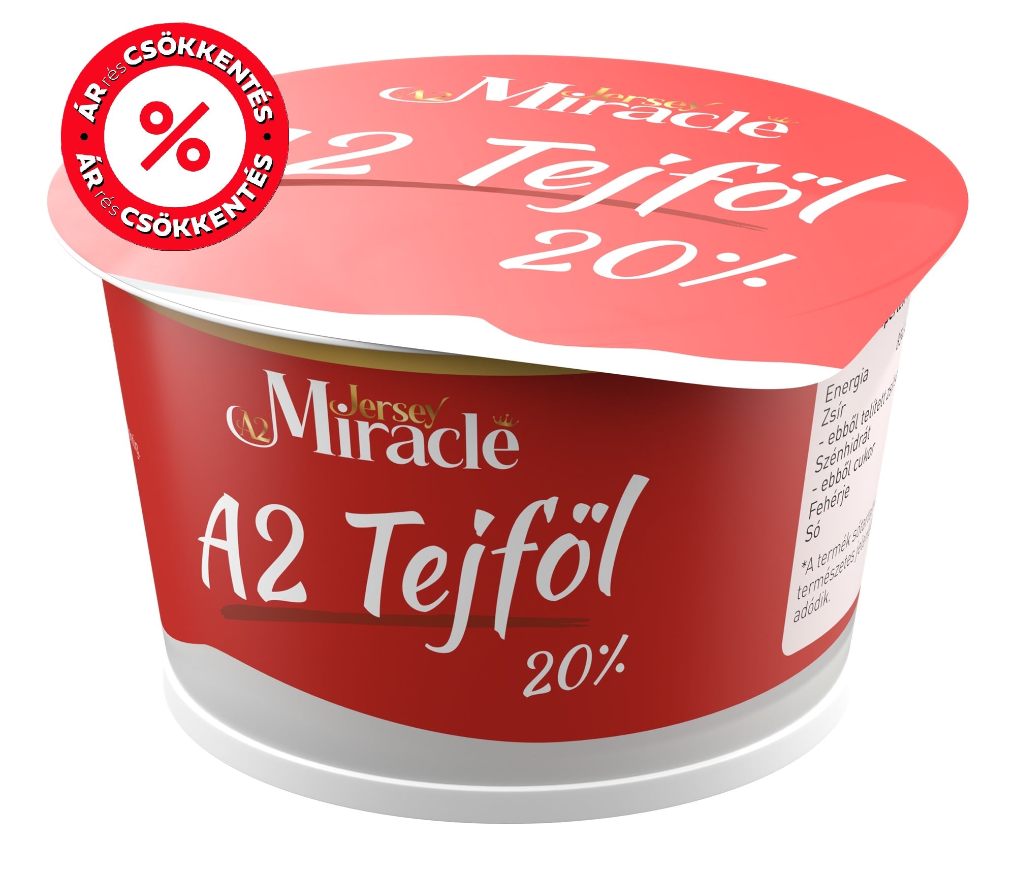 Jersey Miracle A2 tejföl 20%