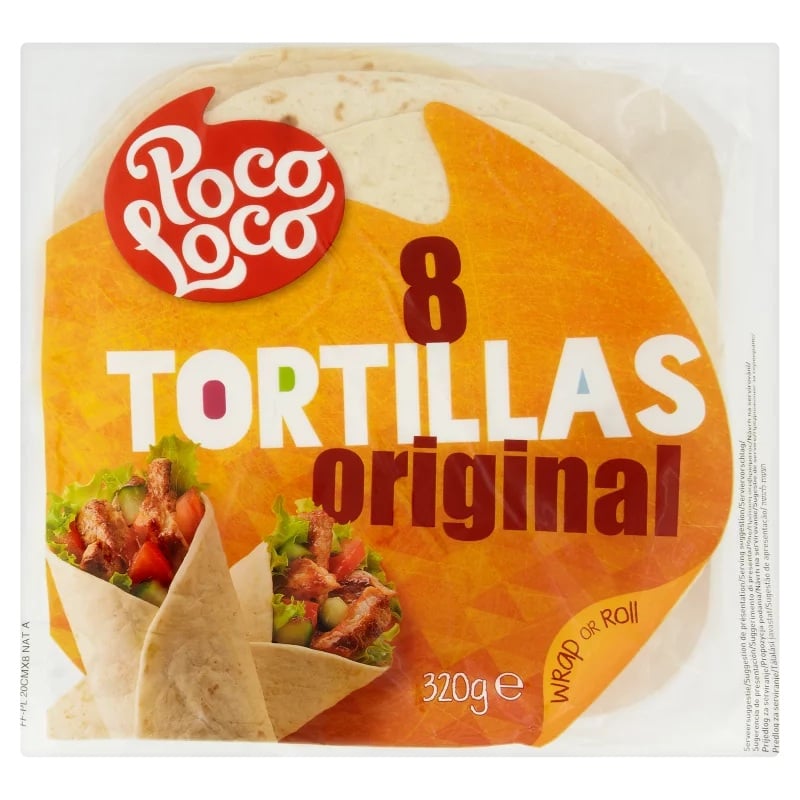 Poco Loco Lágy tortilla