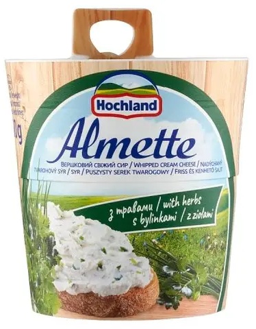 Hochland Almette krémes friss sajt fűszerekkel