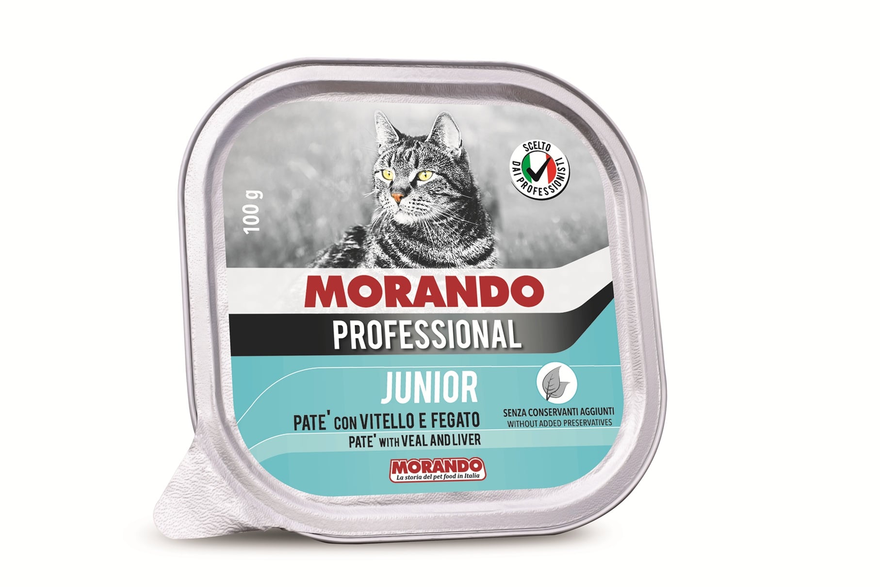 Morando Professional macskaeledel junior borjú-máj alutray