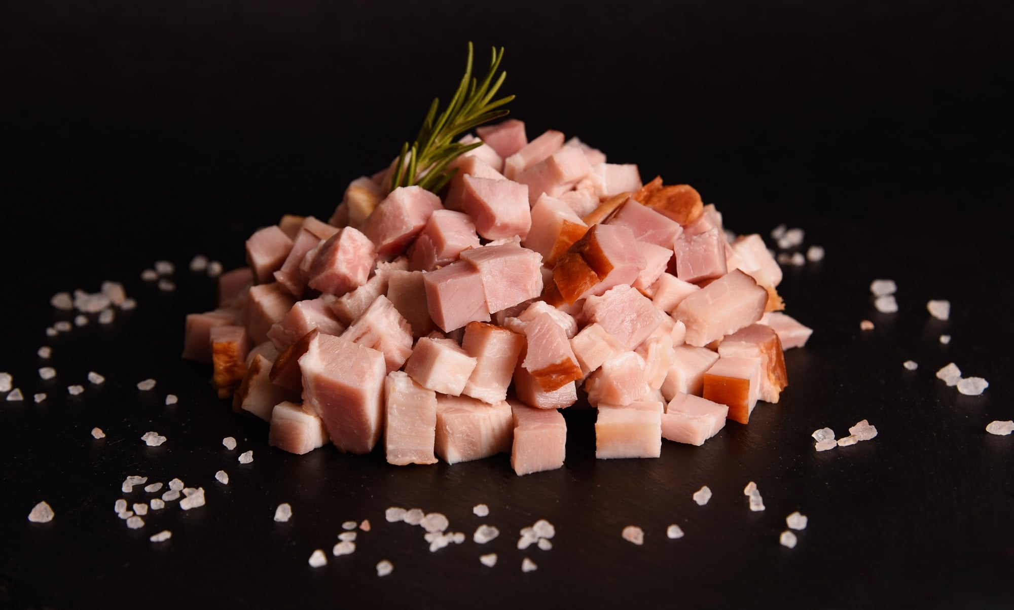 Hízóföld Bacon kockázott