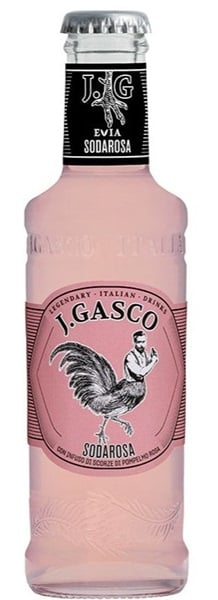 J.Gasco Sodarosa grapefruit soda Evia