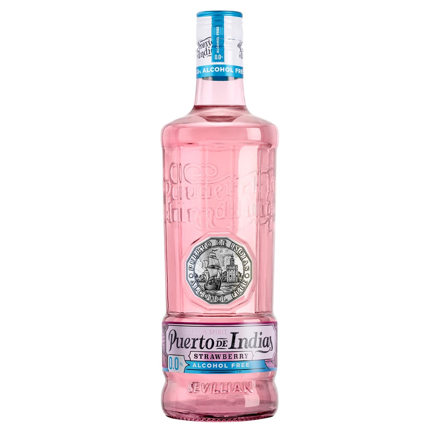 Puerto de Indias Strawberry Zero gin 0,0%