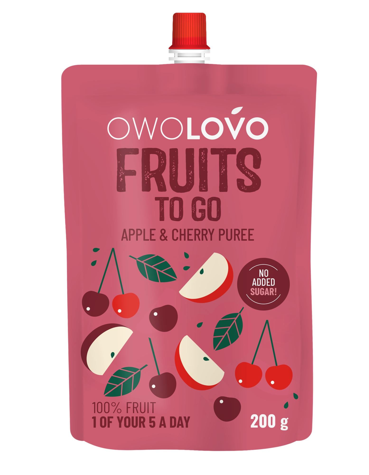 Owolovo 100% gyümölcspüré Alma-Meggy