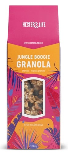 Hester's Life Jungle Boogie áfonyás-málnás granola