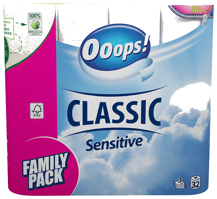Ooops! Classic Sensitive toalett papír