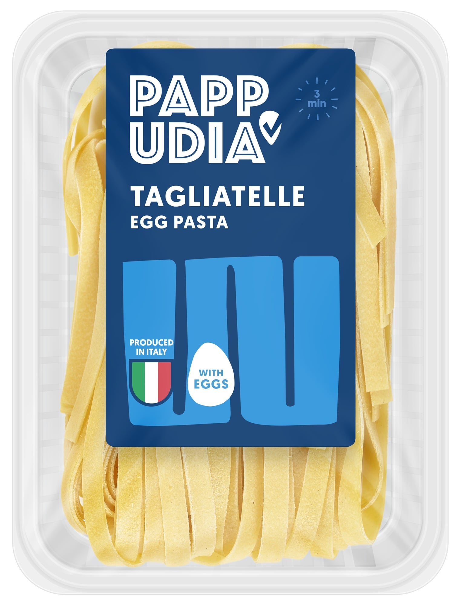 Pappudia Tagliatelle tojásos tészta