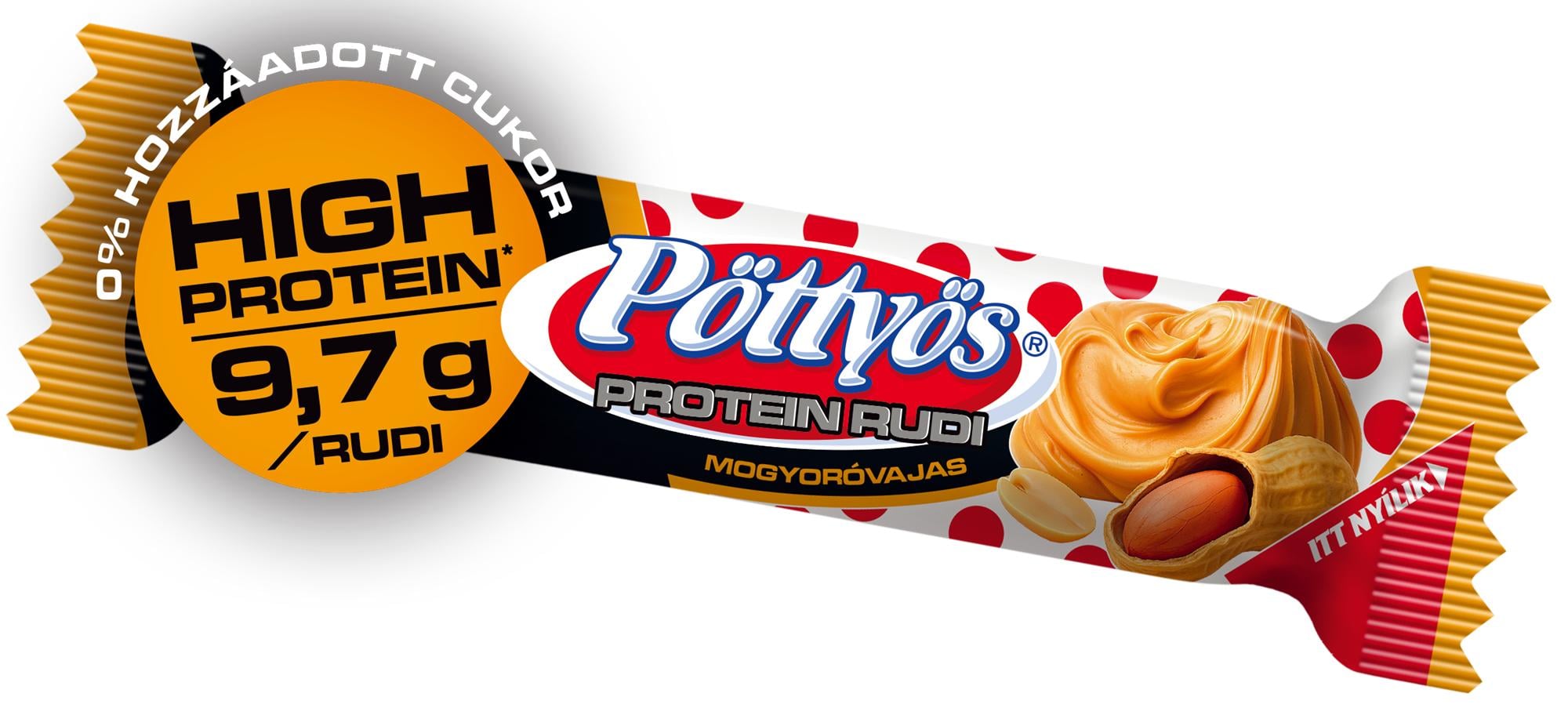 Pöttyös Mogyoróvajas protein rudi