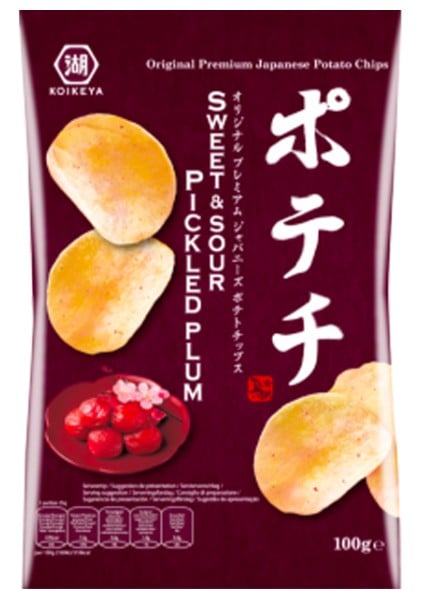 POTECHI Ecetes szilva ízű chips
