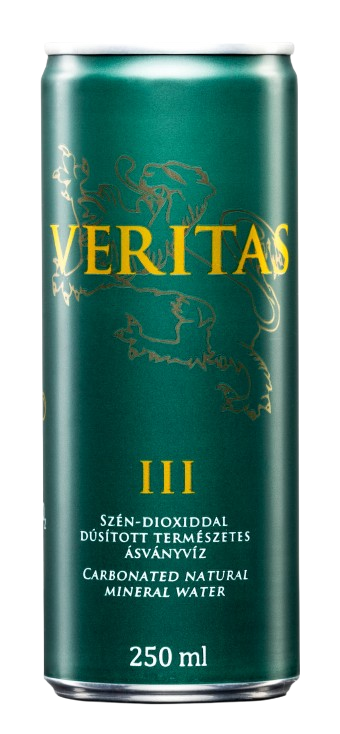Veritas III dobozos enyhén savas ásványvíz
