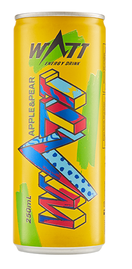 Watt alma-körte ízű  energiaital