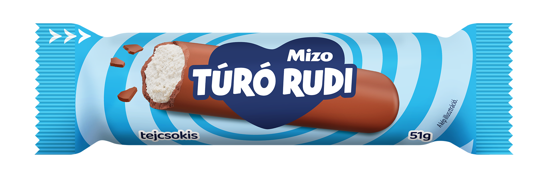 Mizo Túró Rudi natúr tejcsokis