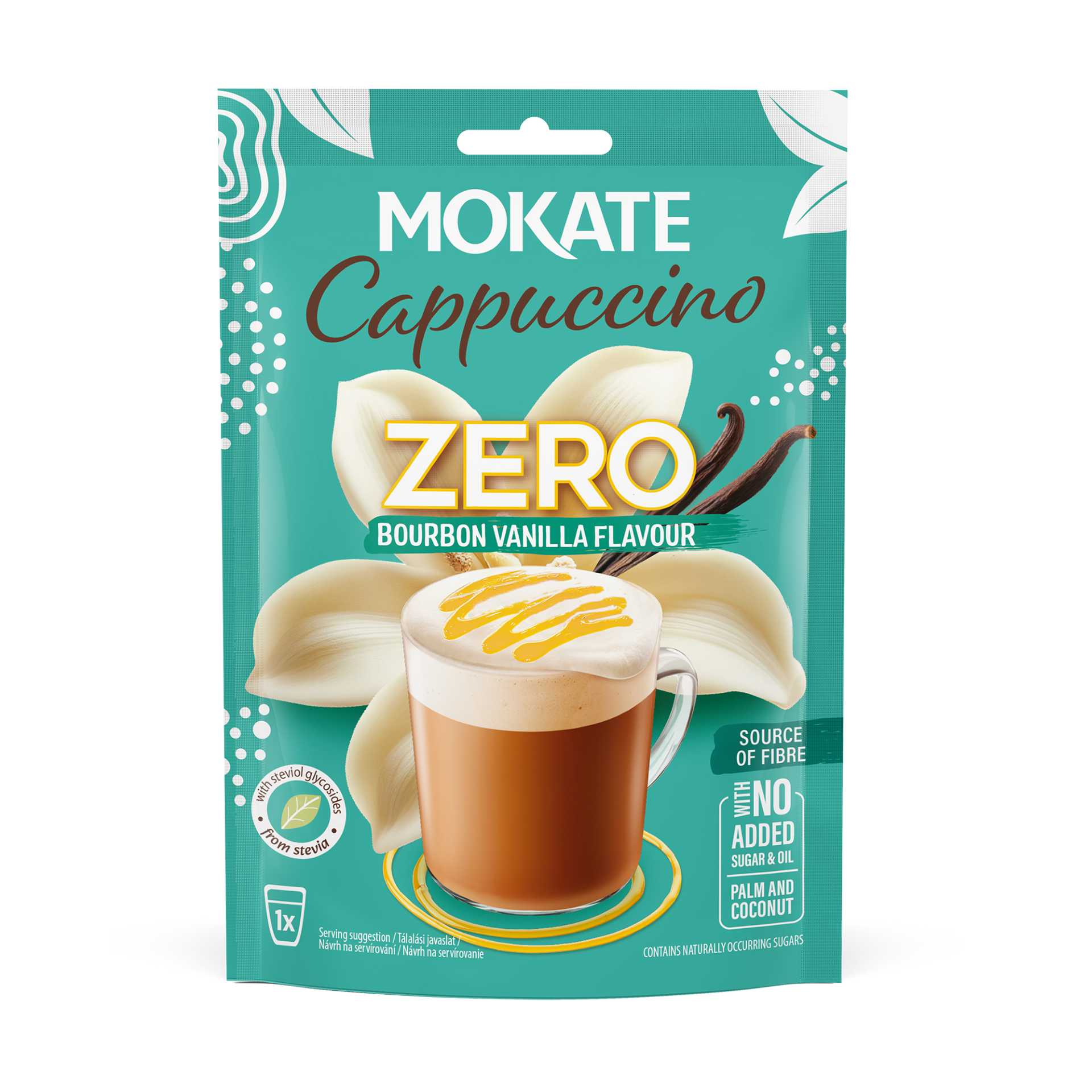 Mokate ZERO Cappucino BOURBON VANÍLIA