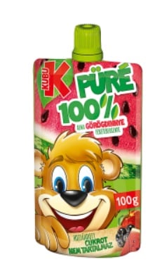 Kubu 100% alma-görögdinnye-feketeberkenye püré