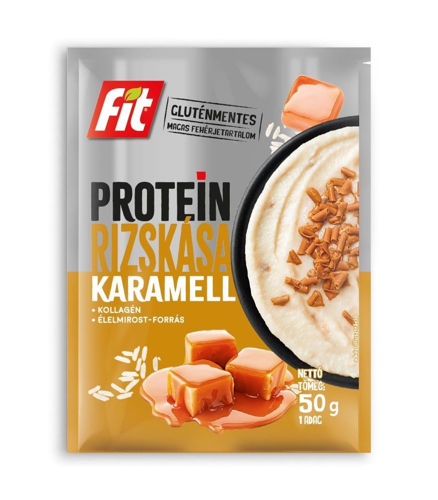 Fit Protein Rizskása karamell, gluténmentes