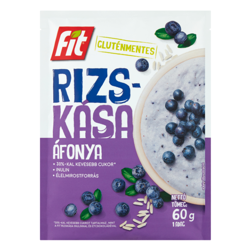 Fit Rizskása Áfonya, gluténmentes