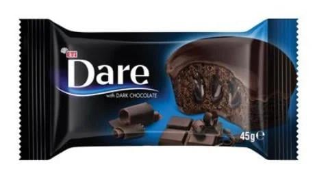 DARE Étcsokoládés sütemény étcsokoládé szósszal